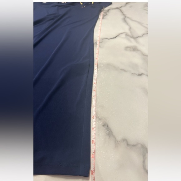 Michael Kors navy blue midi dress size medium - Picture 10 of 12